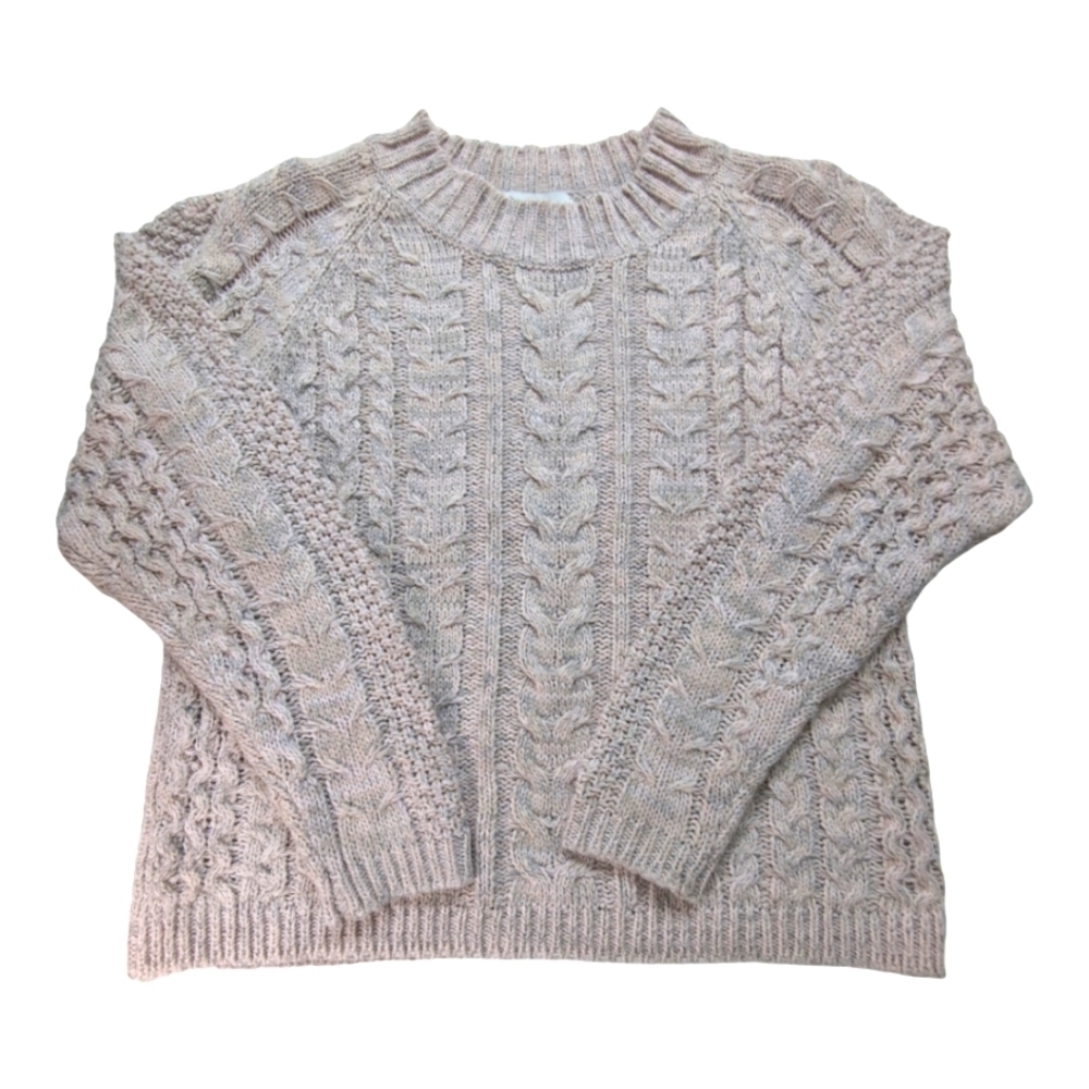 John + Jenn Sweater Oversized Chunky Cable Knit Academia College Small